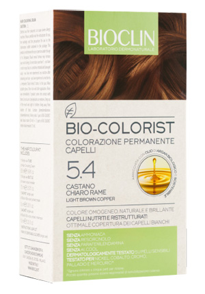 BIOCLIN BIO COLORIST 5,4 CASTANO CHIARO RAME - Farmacia Dott. Pasquale Russo