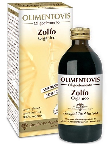 ZOLFO ORGANICO OLIMENTOVIS 200 ML - Farmacia Dott. Pasquale Russo