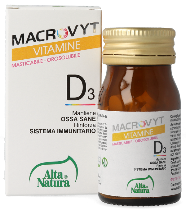 MACROVYT VITAMINA D3 VEG 60 COMPRESSE OROSOLUBILI - Farmacia Dott. Pasquale Russo