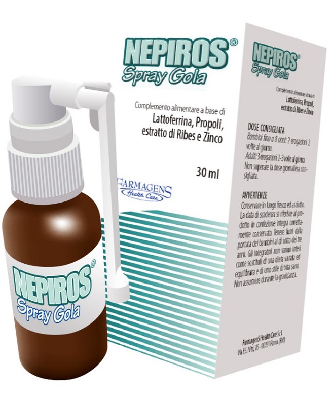 NEPIROS SPRAY GOLA 30 ML NUOVA FORMULA - Farmacia Dott. Pasquale Russo