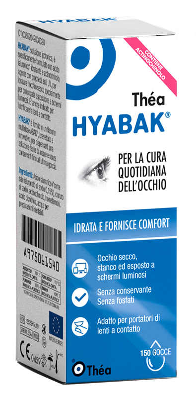 HYABAK SOLUZIONE OFTALMICA 5 ML - Farmacia Dott. Pasquale Russo