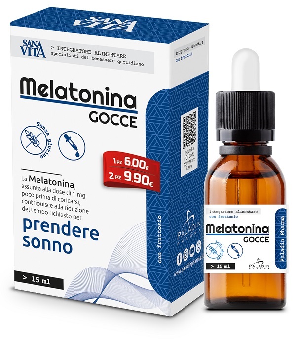 SANAVITA MELATONINA GOCCE 15 ML - Farmacia Dott. Pasquale Russo