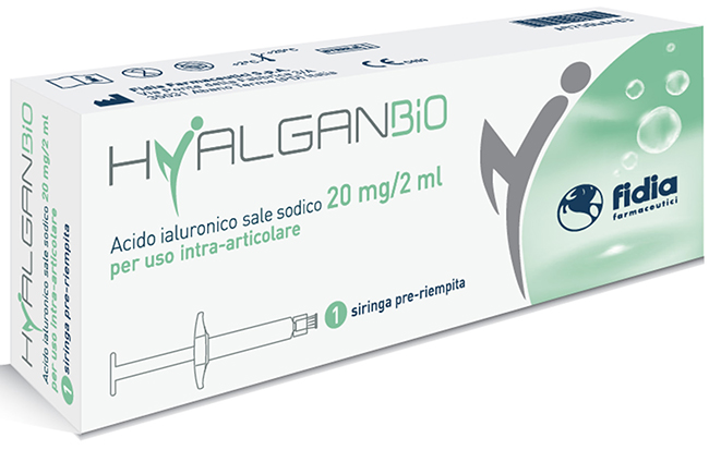 SIRINGA HYALGANBIO INTRA-ARTICOLARE 20MG 2 ML - Farmacia Dott. Pasquale Russo
