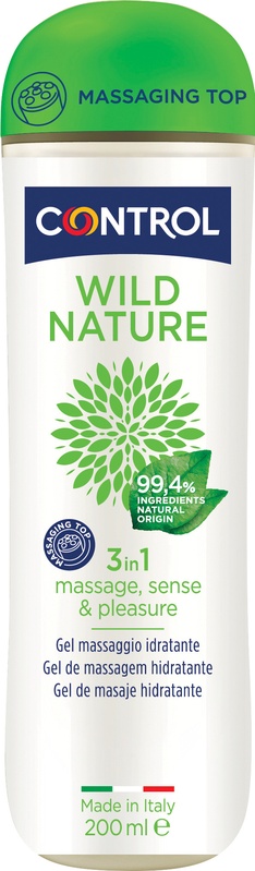 CONTROL WILD NATURE MASSAGE GEL MASSAGGIO 3 IN 1 200 ML - Farmacia Dott. Pasquale Russo