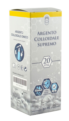 ARGENTO COLLOIDALE SUPREMO 20PPM CERTIFICATO SPRAY CON CONTAGOCCE + EROGATORE NASO + EROGATORE GOLA + EROGATORE PELLE - Farmacia Dott. Pasquale Russo