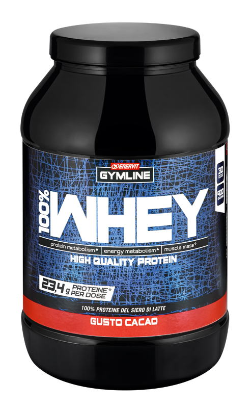 GYMLINE 100% WHEY CONCENTRATE CACAO 900 G - Farmacia Dott. Pasquale Russo