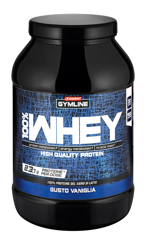 GYMLINE 100% WHEY CONCENTRATE VANIGLIA 900 G - Farmacia Dott. Pasquale Russo