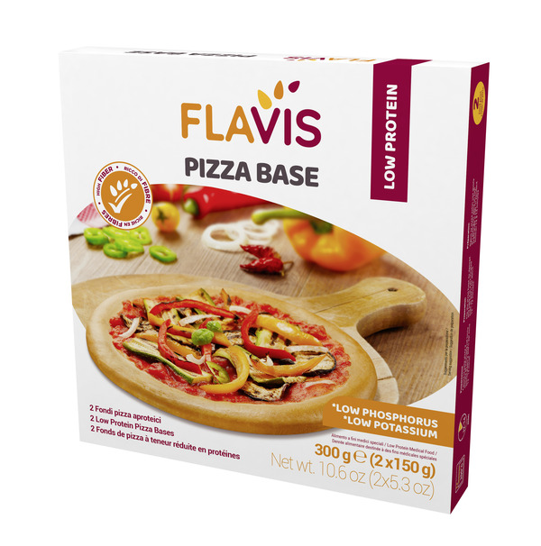 FLAVIS PIZZA BASE 2 FONDI PIZZA APROTEICI DA 150 G - Farmacia Dott. Pasquale Russo