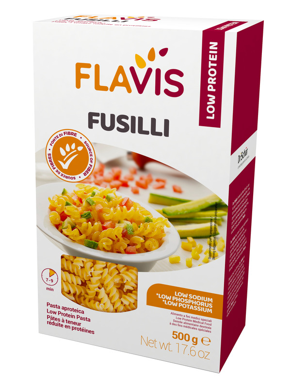 FLAVIS FUSILLI APROTEICI 500 G - Farmacia Dott. Pasquale Russo