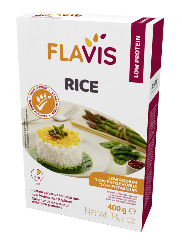 FLAVIS RICE PASTINA APROTEICA FORMATO RISO 400 G - Farmacia Dott. Pasquale Russo