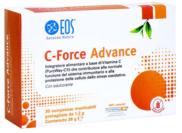 EOS C FORCE ADVANCE 30 COMPRESSE MASTICABILI PRETAGLIATE - Farmacia Dott. Pasquale Russo