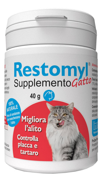 RESTOMYL SUPPLEMENTO GATTO FLACONCINO 40 G - Farmacia Dott. Pasquale Russo