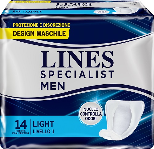 PANNOLONI LINES SPECIALIST MEN LIVELLO 1 14 PEZZI - Farmacia Dott. Pasquale Russo