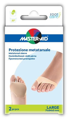 PROTEZIONE IN GEL E TESSUTO MASTER-AID FOOTCARE PER METATARSO LARGE 2 PEZZI G3 - Farmacia Dott. Pasquale Russo