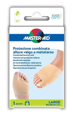 PROTEZIONE MASTER-AID FOOTCARE PER ALLUCE VALGO E METATARSO LARGE 1 PEZZO D8 - Farmacia Dott. Pasquale Russo