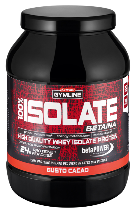 GYMLINE 100% WHEY ISOLATE CACAO 900 G - Farmacia Dott. Pasquale Russo