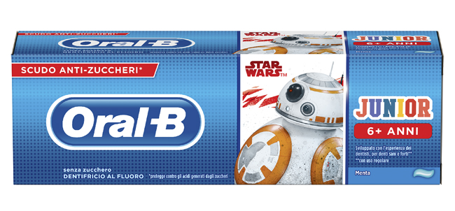 ORALB KIDS STAR WARS DENTIFRICIO 6+ 75 ML - Farmacia Dott. Pasquale Russo
