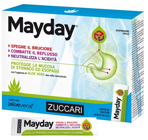 MAYDAY SOSPENSIONE PER USO ORALE ALLA MENTA 24 BUSTINE 10 ML - Farmacia Dott. Pasquale Russo