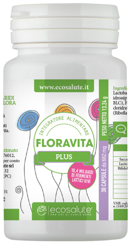 FLORAVITA PLUS 10,4MLD 30 CAPSULE - Farmacia Dott. Pasquale Russo
