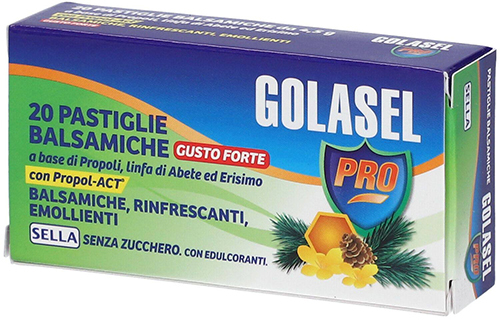 GOLASEL PRO 20 PASTIGLIE BALSAMICHE FORTI - Farmacia Dott. Pasquale Russo