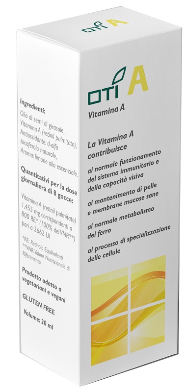 OTI A VITAMINA A GOCCE 20 ML - Farmacia Dott. Pasquale Russo