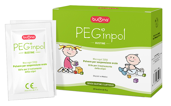 PEGINPOL MACROGOL 3350 SOSPENSIONE ORALE 20 BUSTINE - Farmacia Dott. Pasquale Russo