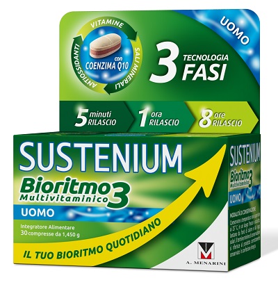 SUSTENIUM BIORITMO3 UOMO ADULTO 30 COMPRESSE - Farmacia Dott. Pasquale Russo