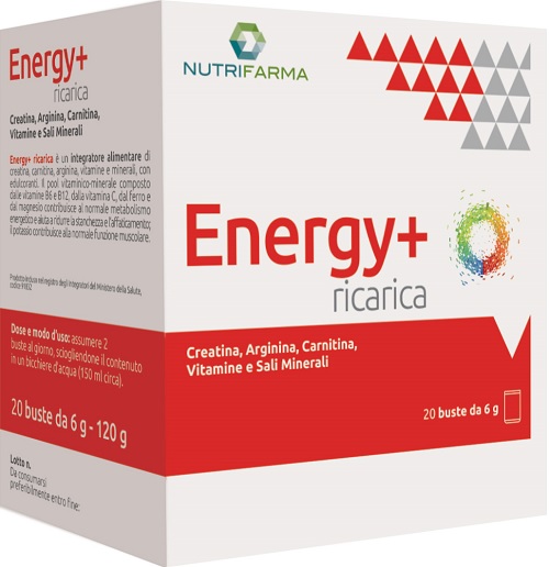 ENERGY+ RICARICA 20 BUSTINE - Farmacia Dott. Pasquale Russo