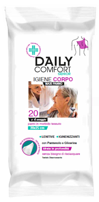 DAILY COMFORT SENIOR PANNI IGIENE CORPO 24 PEZZI - Farmacia Dott. Pasquale Russo