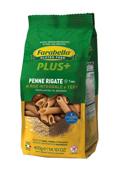 FARABELLA PENNE RISO INTEGRALE E TEFF 400 G - Farmacia Dott. Pasquale Russo
