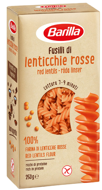 BARILLA FUSILLI LENTICCHIE ROSSE 250 G - Farmacia Dott. Pasquale Russo