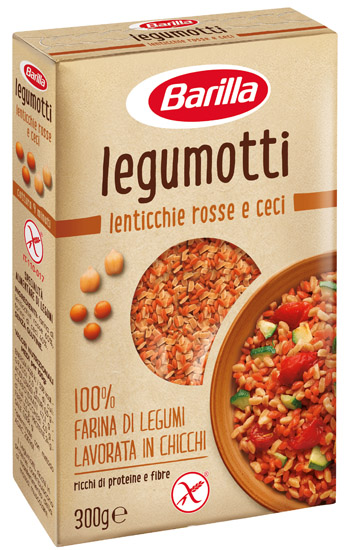 BARILLA LEGUMOTTI LENTICCHIE ROSSE E CECI 300 G - Farmacia Dott. Pasquale Russo