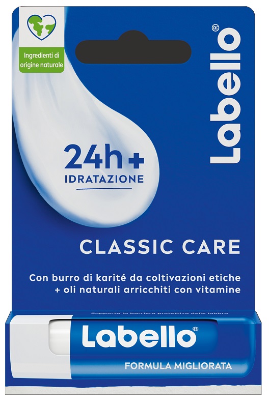 LABELLO CLASSIC CARE STICK 24H IDRATAZIONE FONDENTE SULLE LABBRA 5,5 ML - Farmacia Dott. Pasquale Russo