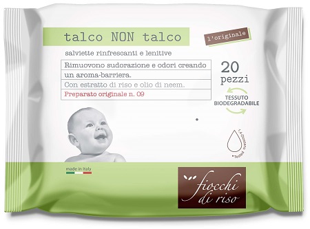 FIOCCHI DI RISO SALVIETTE TALCO NON TALCO - Farmacia Dott. Pasquale Russo