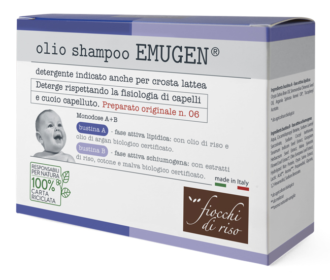 FIOCCHI DI RISO EMUGEN OLIO SHAMPOO ULTRADELICATO 45 ML - Farmacia Dott. Pasquale Russo