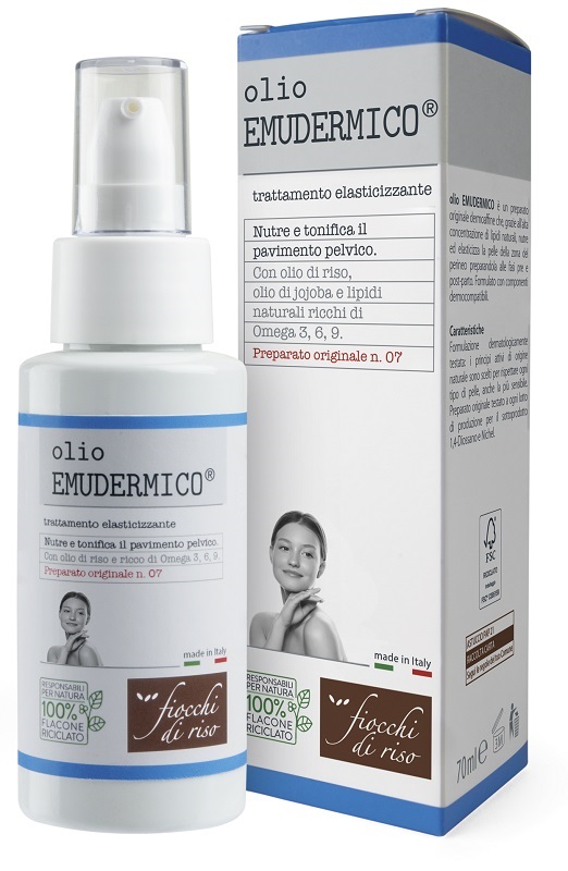 FIOCCHI DI RISO OLIO EMUDERMICO ELASTICIZZANTE 70 ML - Farmacia Dott. Pasquale Russo