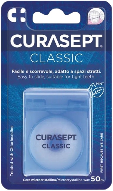 CURASEPT FLOSS CLASSIC CERATO CLOREXIDINA - Farmacia Dott. Pasquale Russo