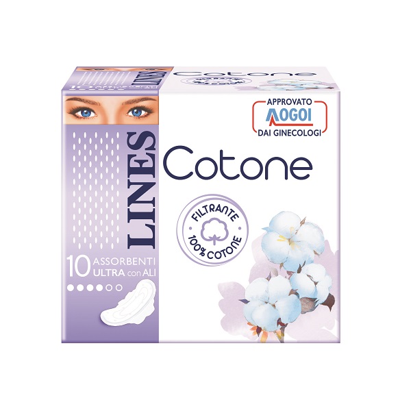 LINES COTONE ULTRA ALI GIORNO 10 PEZZI - Farmacia Dott. Pasquale Russo