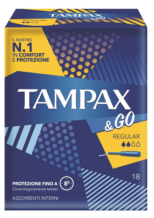 TAMPAX &GO REGULAR 18 PEZZI - Farmacia Dott. Pasquale Russo