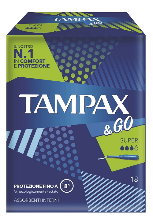 TAMPAX &GO SUPER 18 PEZZI - Farmacia Dott. Pasquale Russo