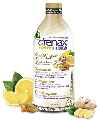 DRENAX FORTE PLUS GINGER LEMON 750 ML - Farmacia Dott. Pasquale Russo