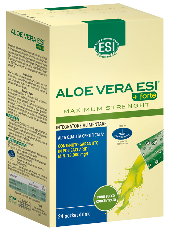 ESI ALOE VERA SUCCO + FORTE 24 POCKET DRINK - Farmacia Dott. Pasquale Russo