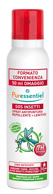 PURESSENTIEL SPRAY ANTIPUNTURA SOS INSETTI PMC 200 ML - Farmacia Dott. Pasquale Russo