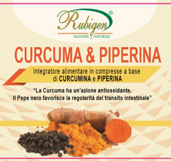 CURCUMA & PIPERINA RUBIGEN 120 COMPRESSE DA 500 MG - Farmacia Dott. Pasquale Russo