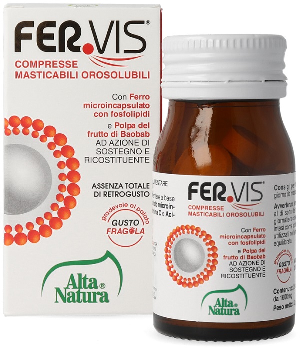 FERVIS 20 COMPRESSE MASTICABILI OROSOLUBILI - Farmacia Dott. Pasquale Russo
