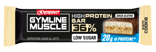 GYMLINE 20 G PROTEINBAR COOKIE 55 G - Farmacia Dott. Pasquale Russo