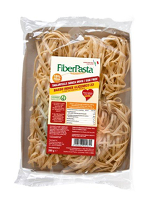 FIBERPASTA TAGLIATELLE SENZA UOVO BASSO CONTENUTO GLICEMICO  250 G - Farmacia Dott. Pasquale Russo