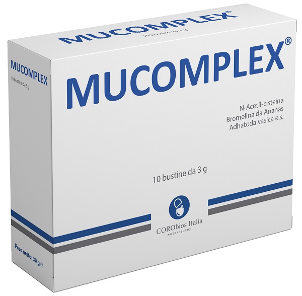MUCOMPLEX 10 BUSTINE DA 3 G - Farmacia Dott. Pasquale Russo