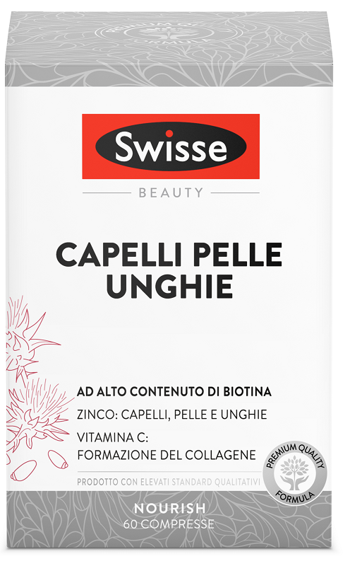 SWISSE CAPELLI PELLE UNGHIE 60 COMPRESSE - Farmacia Dott. Pasquale Russo