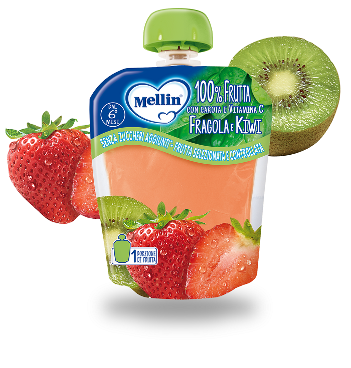 MELLIN POUCH FRAGOLA KIWI 90 G - Farmacia Dott. Pasquale Russo